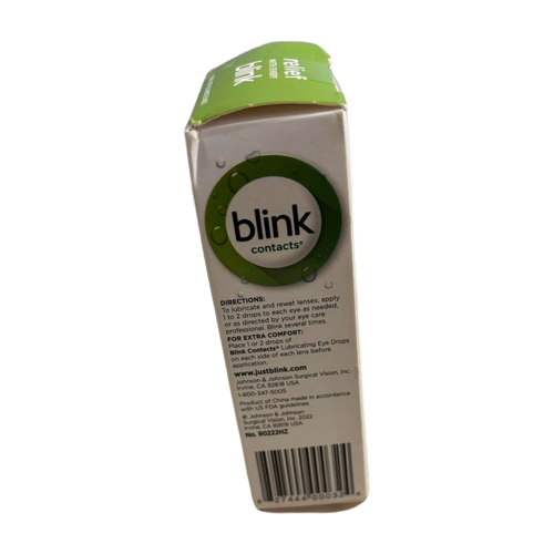 Blink Lubricating Eye Drops for Contact Lenses Instant Moisturizes - 0.34 fl oz - Picture 2 of 4