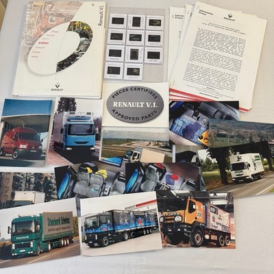 2000 Renault Truck Press Kit Magnum Midlum Dakar Rally Mascott Photos GERMAN