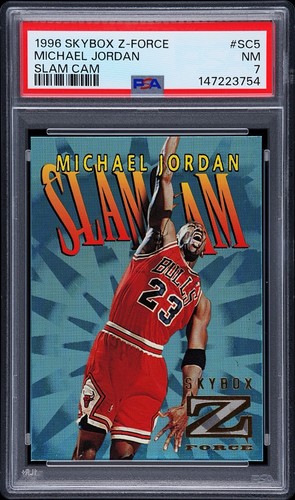 Michael Jordan #SC5 1996 Skybox Z Force Slam Cam card