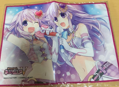 Japanese anime Hyperdimension Neptunia Microfiber towel Neptune Purple Heart