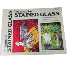 Patterns For Stained Glass By James E. Gick  Colors Designing Tips 1977