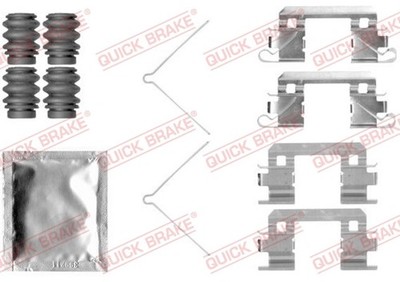 Zubehörsatz Scheibenbremsbelag QUICK BRAKE 109-1811 für CR HONDA JAZZ 3 INSIGHT