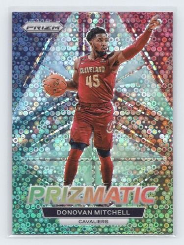 2022-23 Panini Prizm #3 Donovan Mitchell Prizmatic Prizms Fast Break