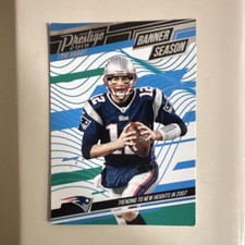 Panini 2019 Prestige Tom Brady Banner Season BS-TB New England Patriots Football