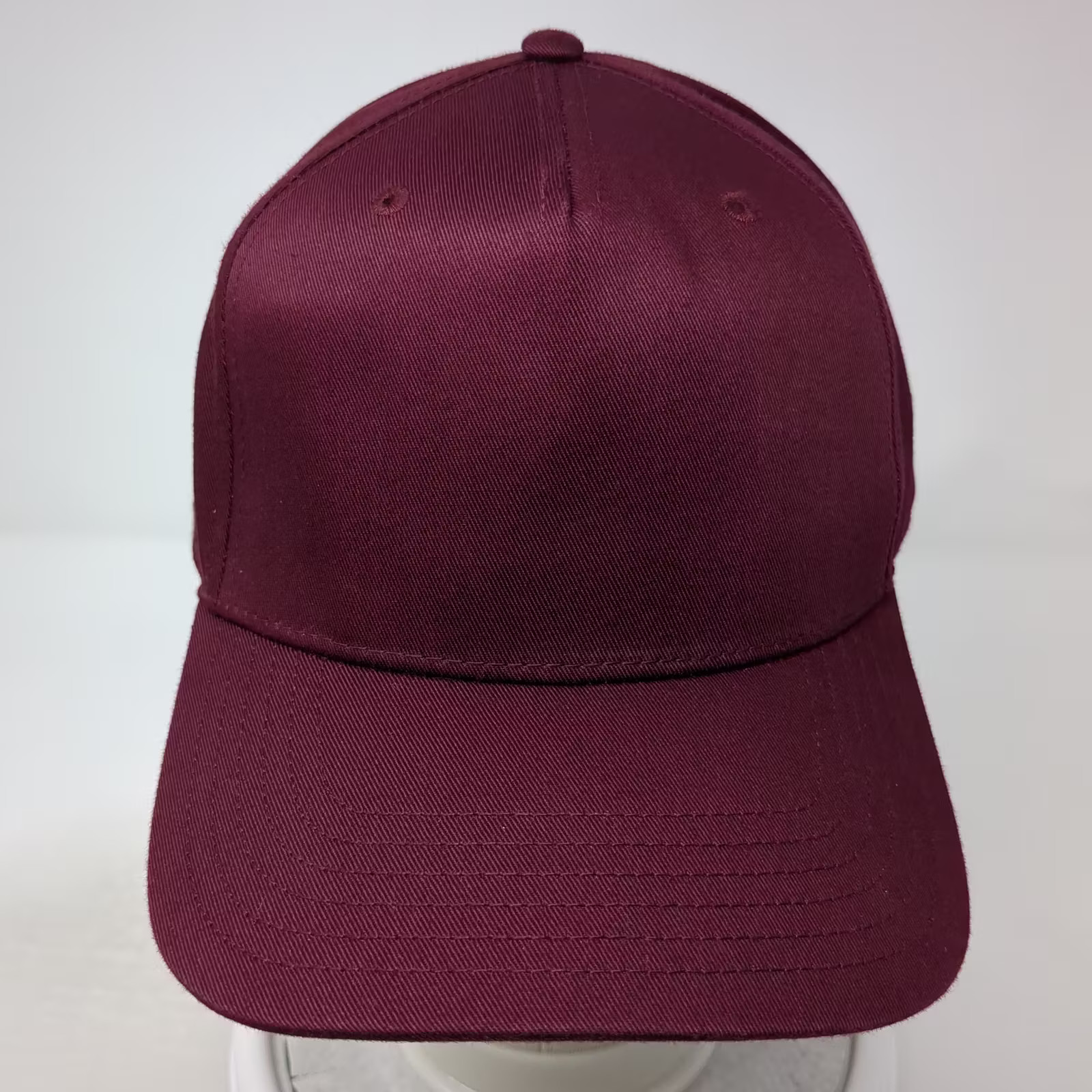 OTTO Snapback Red Hat One Size Solid Plain Blank … - image 2