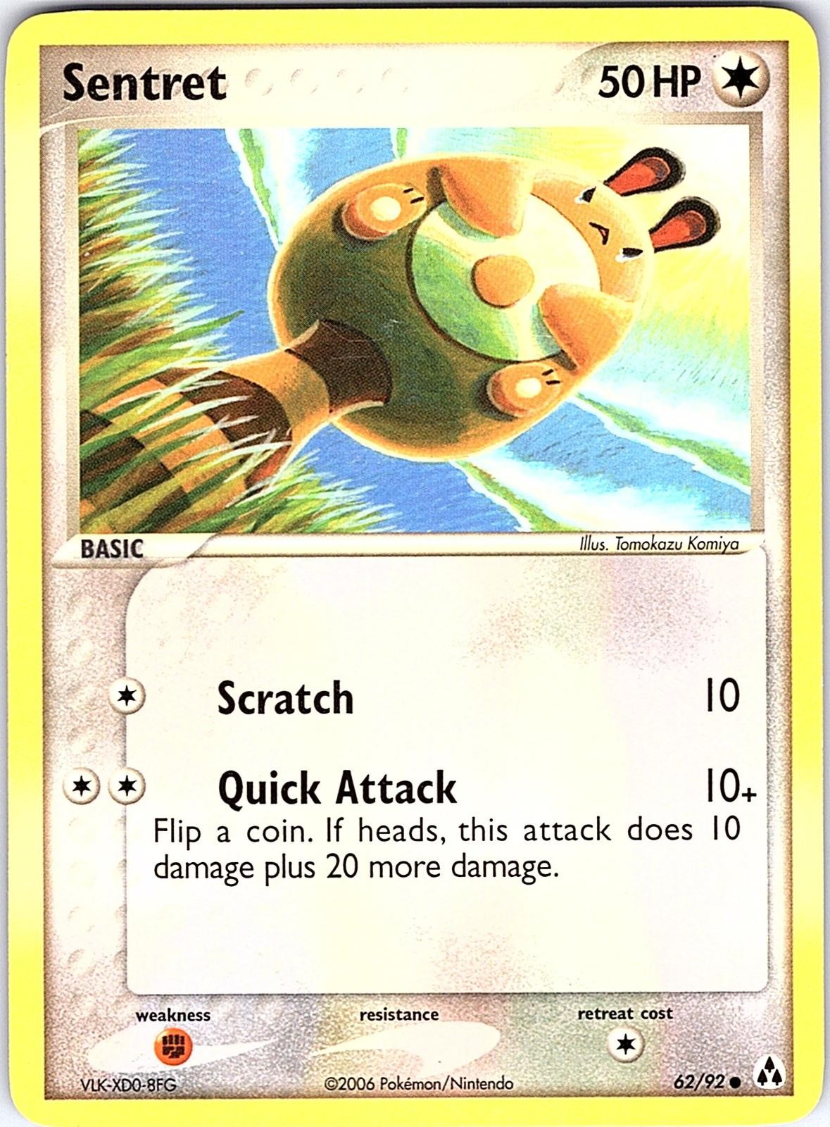 Sentret 62/92 Common Legend Maker Pokemon LP