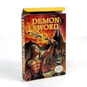 🎮 NINTENDO NES &ndash; DEMON SWORD &ndash; CIB WITH BOX & MANUAL