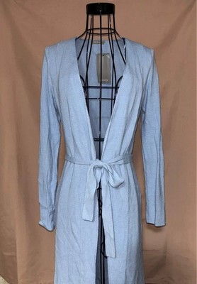 ORSAY Cardigan Hellblau XS / 34   Leichter Mantel, Bindegürtel