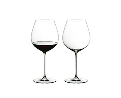Authentic RIEDEL Veritas Red Wine Glasses Pair 705ml Old World Pinot Noir