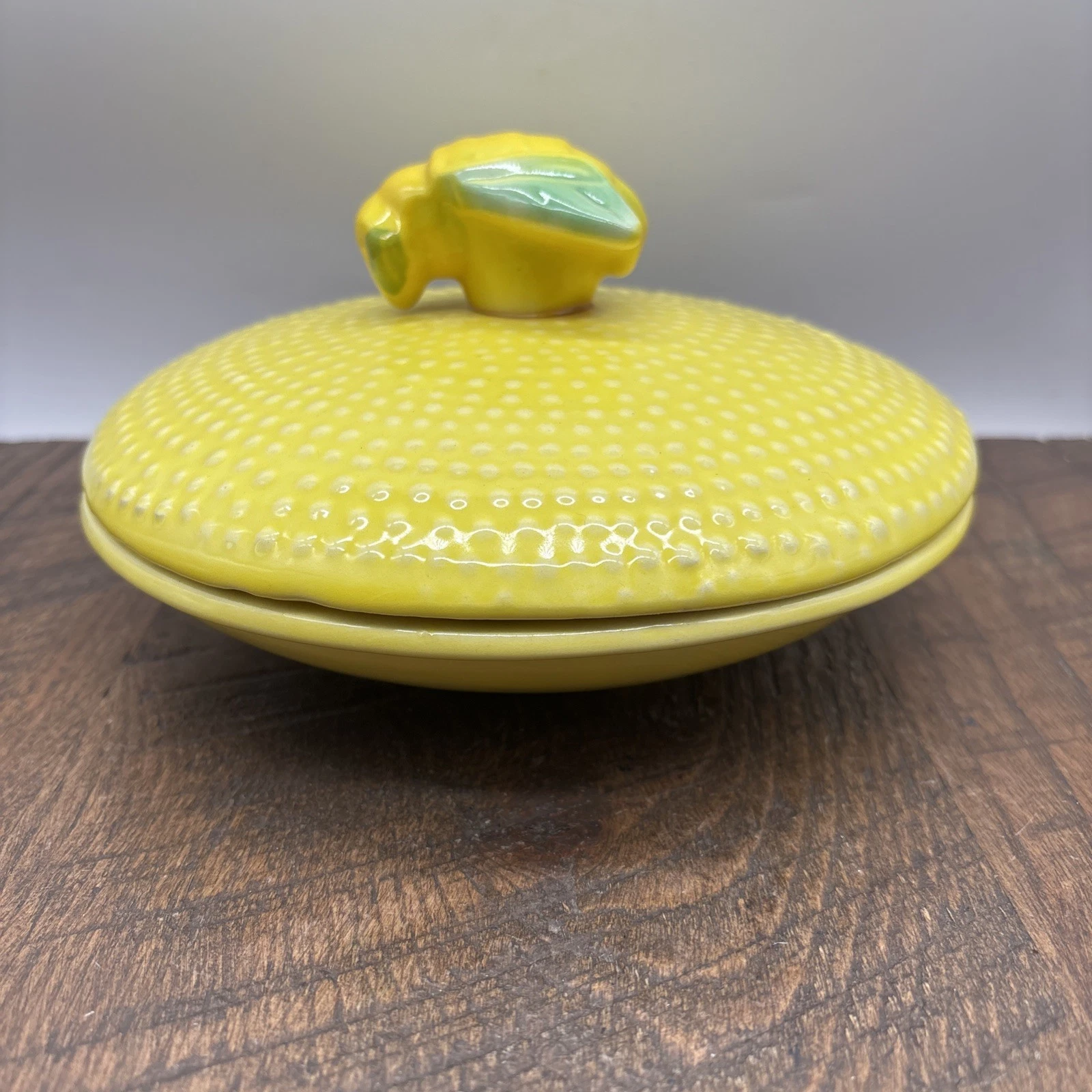Vintage Yellow BEE & HIVE DOME BUTTER BELL Serving Dish
Opens in a new window or tab