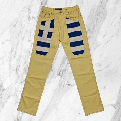 Jeckerson jeans herren Patches Flagge Griechenland Limitierte Edition Gr. 31 Sie