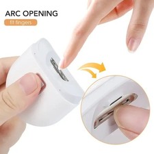 Safety Electric Nail Clipper Automatic Thick Nails Trimmer Professional Tool US
