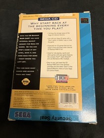 SEGA CD RAM CART Backup - COMPLETE IN BOX w/ manual