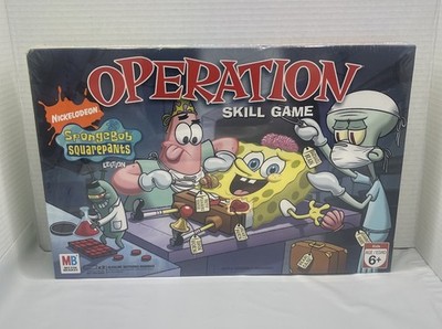 SPONGEBOB SQUAREPANTS OPERATION BOARD GAME SEALED NICKELODEON HASBRO -FREESHIPP