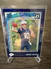 2024 Panini Donruss Optic - Rated Rookie Drake Maye #229 Purple Scope Prizm (RC)