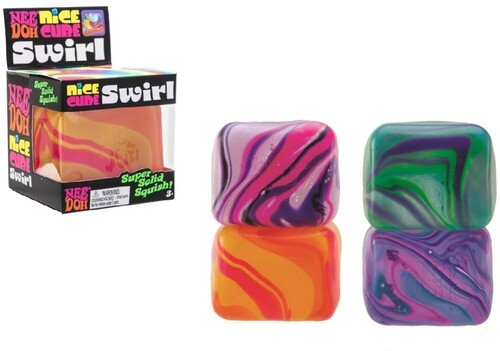 NeeDoh Nice Cube Swirl - Включает в себя 1 насадку Nice Cube Swirl диаметром 2,25 дюйма - Случайный выбор