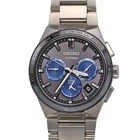 SEIKO Astron Nexter SBXC119 Solar GPS Gray Blue Titanium Bracelet Men's Watch