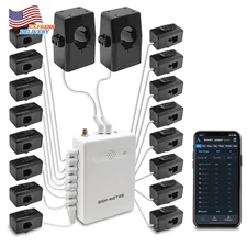 Smart Home Energy Monitor with 16 50A Circuit Level Sensors FREE SHIPPING USA