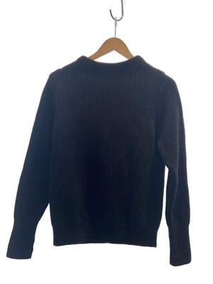 ANDERSEN-ANDERSEN Knit Sweater (Thick) -- Cotton Black Solid