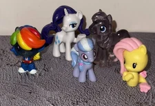 5 Small My Little  Pony Figures 