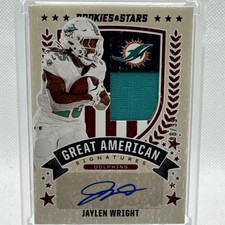 2025 rookies and stars football Jaylen Wright #gas-jwt Great American Auto 88/99