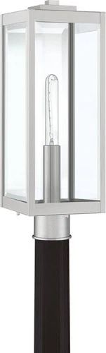 Quoizel Westover 20 1/2" High Silver Outdoor Post Light - Picture 3 of 6