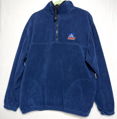 VTG Fleece 1/4 zip Men's M Timberline Outerwear Colorado Wise Snacks Advertising