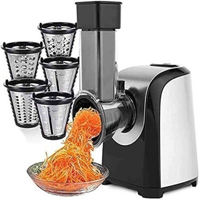 Elektrische Gemüseschneider Küchenreibe Gemüsereibe 5 in1 Kartoffelreibe NEU