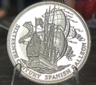 SILVER TOWNE .999 FINE SILVER ART ROUND - SIXTEENTH CENTURY SPANISH GALLEON