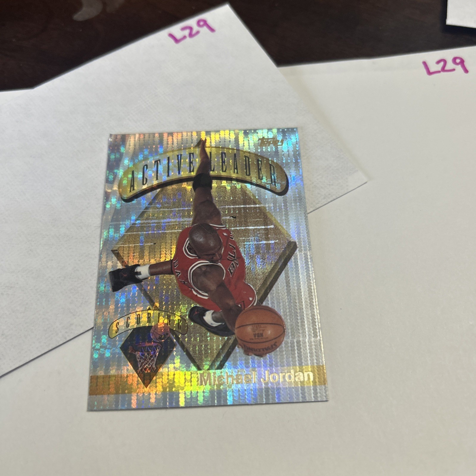 MICHAEL JORDAN 1995 TOPPS #1 ACTIVE LEADER POWER BOOSTERS BULLS 