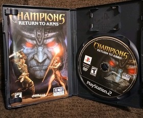 Champions Return to Arms Sony PlayStation 2 Complete CIB Black Label Working