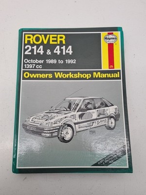 Haynes Betriebsanleitung Werkstatthandbuch für Rover 214 & 414 1989 - 1992