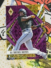 2021 Chronicles Ke'Bryan Hayes Phoenix Purple Velocity Prizm Rookie RC #18 V684