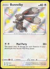 Bunnelby SV097/SV122 Holofoil ShHR Shining Fates: Shiny Vault NM Pokemon