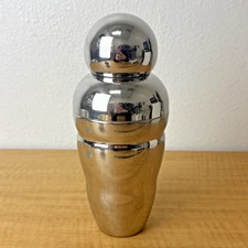 Vintage CROMARGAN WMF Stainless Steel Cocktail Shaker Germany MCM Mid-Century