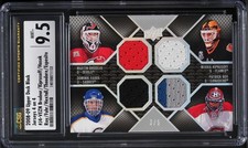 2008 UD Black Brodeur Hasek Roy Esposito Fuhr Hextall Kiprusoff ++ /5 CSG 9.5