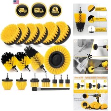 18 Pack Drill Brush Attachment Set, Power Cleaning Scrub Brushes for Drill, E...