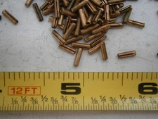 Roll Pins (Spring Pins) 1/16 x 1/4 Beryl Copper Lot of 25 #2582