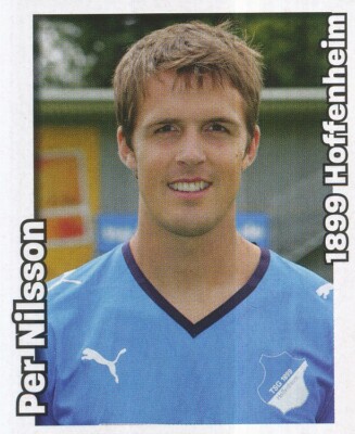 260 FOR NILSSON # SWEDEN SVERIGE 1899 HOFFENHEIM STICKER PANINI FOOTBALL 2009