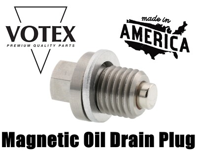 Stainless Steel Oil Drain Plug NEODYMIUM Magnet fit Generac GP6500 GP7500 GP8000