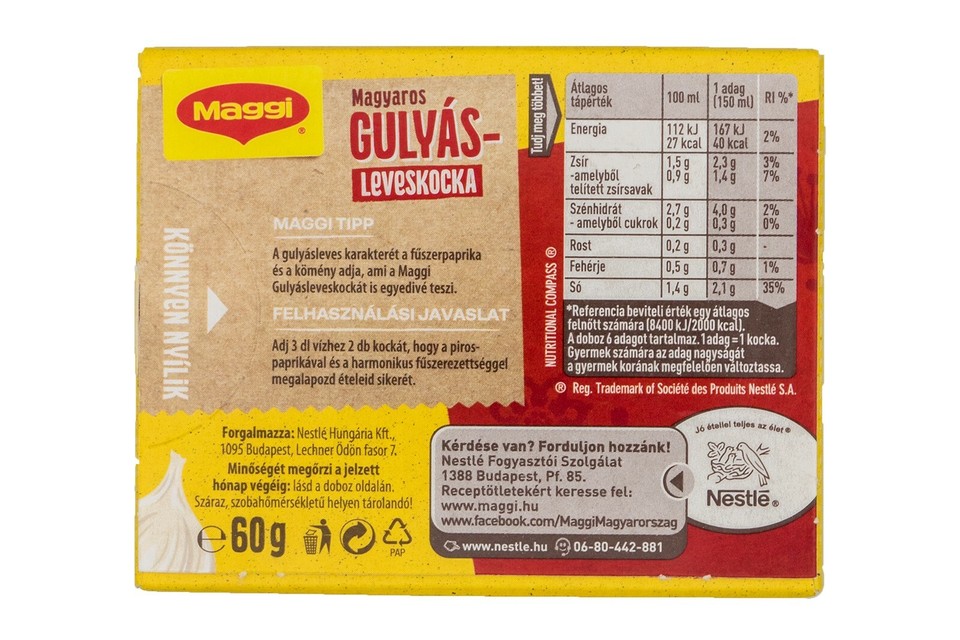 Maggi Hungarian Goulash Soup Bouillon Cube 60g [Pack of 2] Free P&P eBay