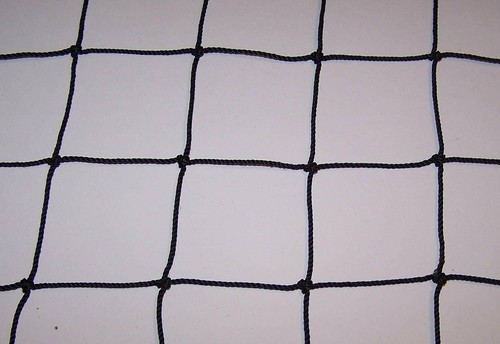 RETE BARRIERA CALCIO PALLAVOLO 4" BASKET 30' X 4' NERA SPORT BACKSTOP RETI - Foto 9 di 9