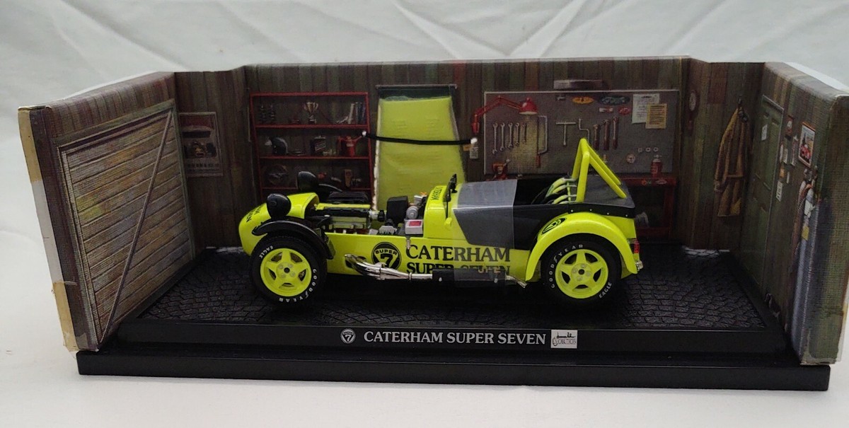 Caterham Super Seven JPE Jaune - Kyosho 1/18 7022Y - Miniature Diecast Occasion