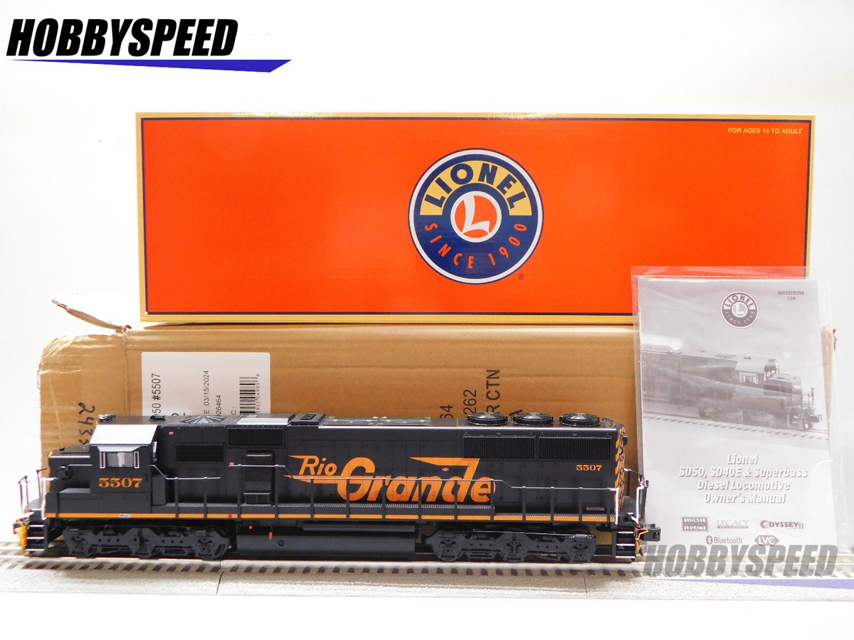 LIONEL BTO RIO GRANDE LEGACY SD50 #5507 DIESEL LOCOMOTIVE O GAUGE