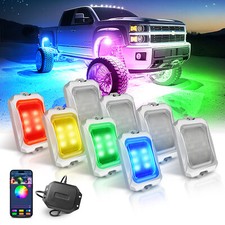 Mictuning C2 Rgbic Led Rock Lights 8 Pods Underglow Under Car Chasing Neon Lamp Mictuning C2 Rgbic Led Rock Lights 8 Pods Underglow Under Car Chasing Neon Lamp