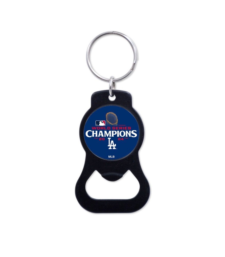 Los Angeles Dodgers 2024 World Series Champions Bottlering Keychain MLB