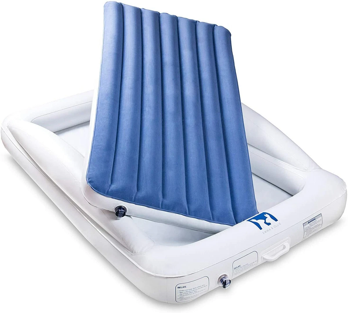 Air mattress with shop bumpers