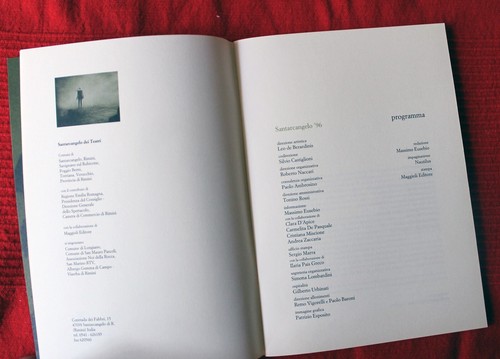 Santarcangelo dei Teatri PROGRAMMA 1996 Leo De Berardinis KISMET Steve Lacy etc. - Foto 4 di 8
