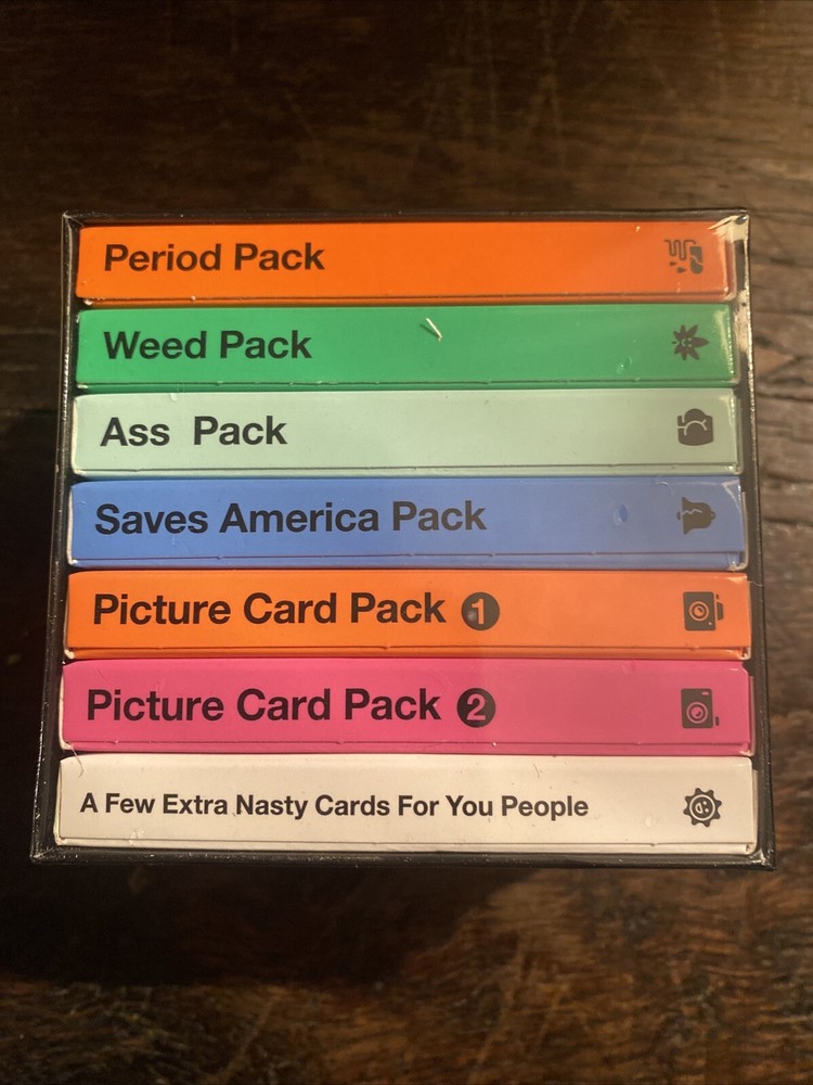 Cards against Humanity Nasty Bundle 6 Themed Packs 10 New Cards
