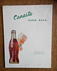 Vintage Coca Cola Advertising Canasta Score Book Sprite Boy